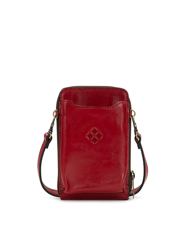 Patricia Nash Albertine Phone Crossbody Grecian Rose Inlay