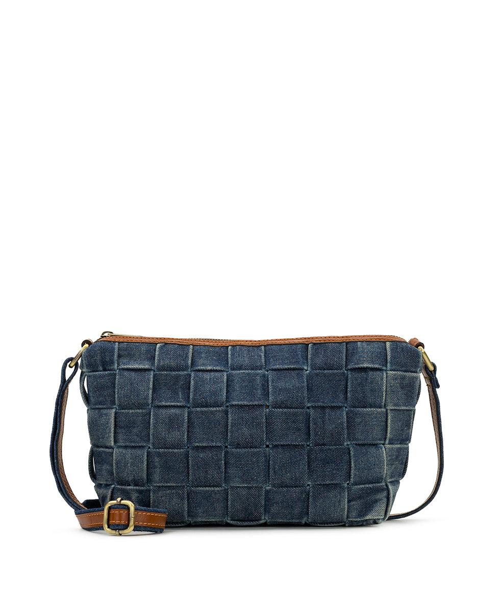 patricia nash Andali Woven Crossbody Denim Stonewashed