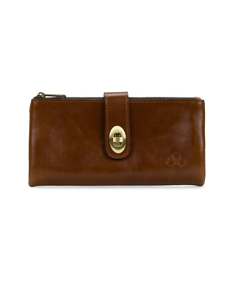 patricia nash Annesley Wristlet Vintage Distressed Leather