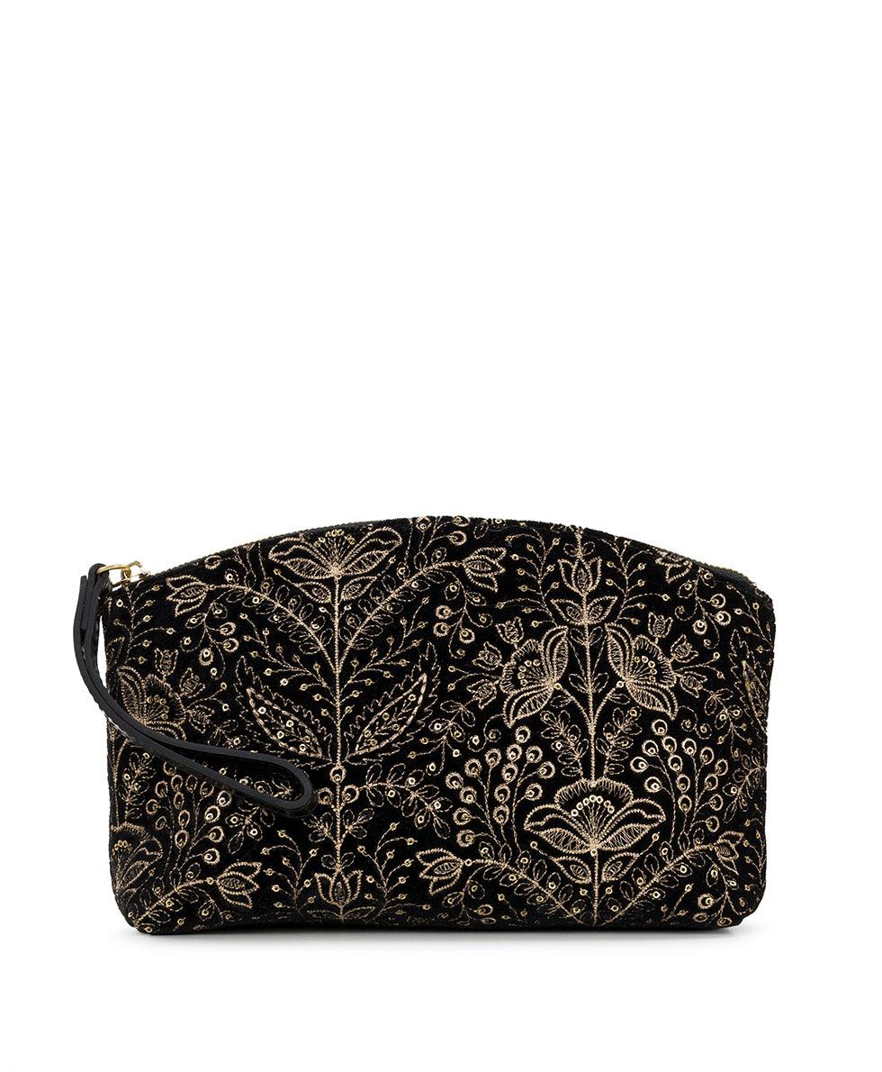 patricia nash Aritzo Cosmetic Bag Rico Embellished Velvet