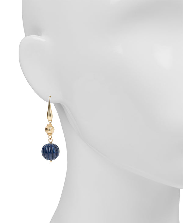 Patricia Nash Bead Drop Earrings Scalloped Bead Collection