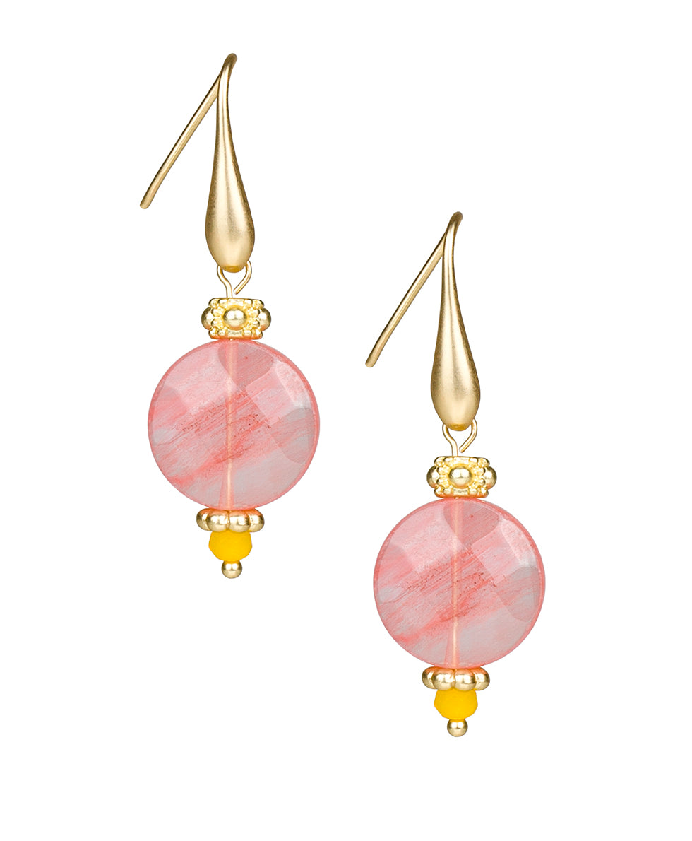 patricia nash Bead Drop Round Earrings Eclectic Bead