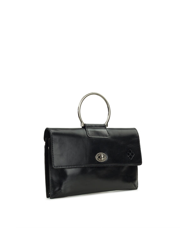 patricia Nash Belvi Top Handle Crossbody Vintage Distressed Leather