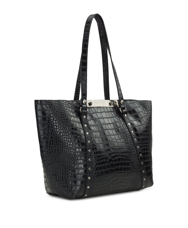 Patricia Nash Benvenuto Tote Vintage Distressed Croc