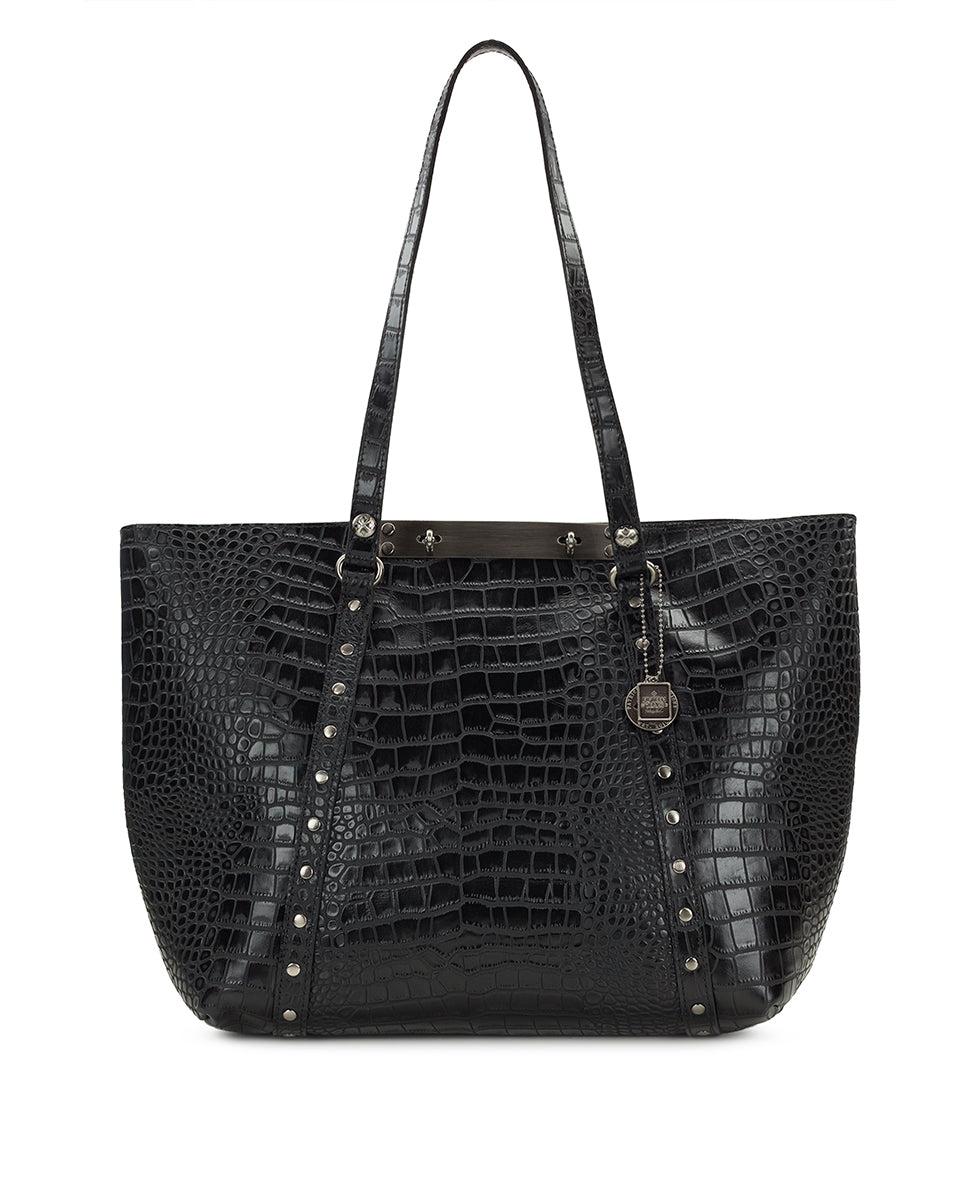 patricia nash Benvenuto Tote Vintage Distressed Croc