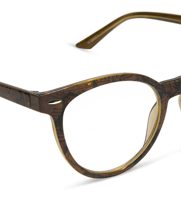 Patricia Nash Blondie II Reader Glasses European Map