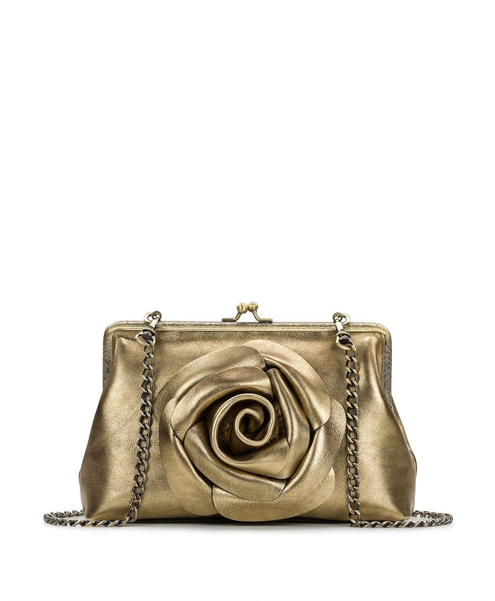 patricia nash Borriana Frame Crossbody Vintage Distressed Metallic