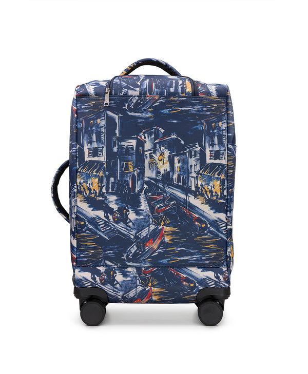 Patricia Nash Cagliari Roller Duffel Patina Coated Linen Canvas — Harbor Nights