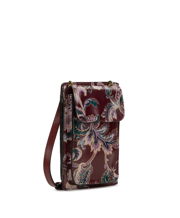 Patricia Nash Chiavella Phone Crossbody European Floral Tapestry