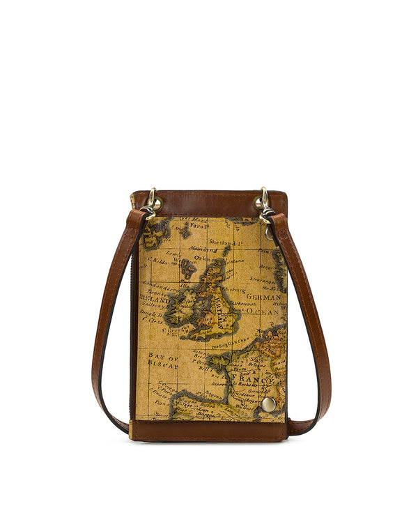 Patricia Nash Chiavella Phone Crossbody European Map