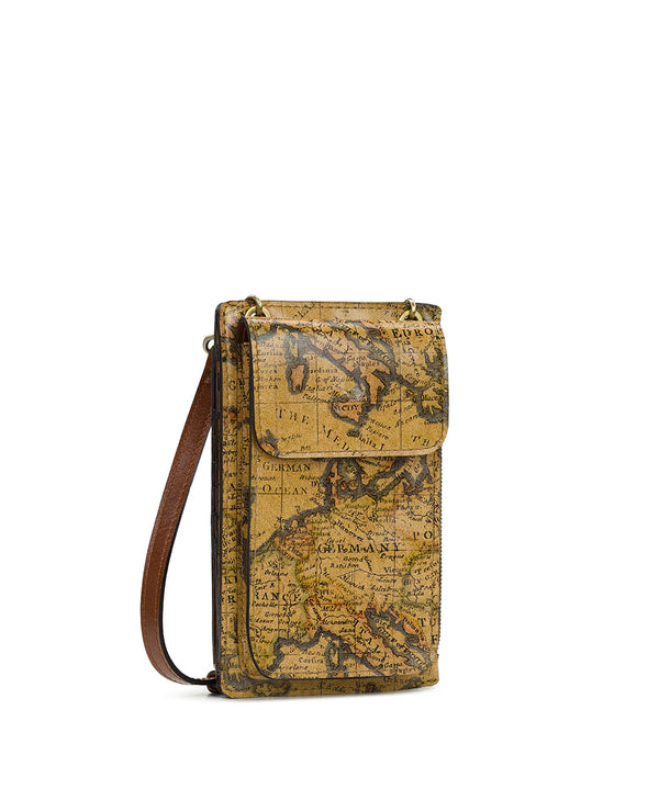 Patricia Nash Chiavella Phone Crossbody European Map