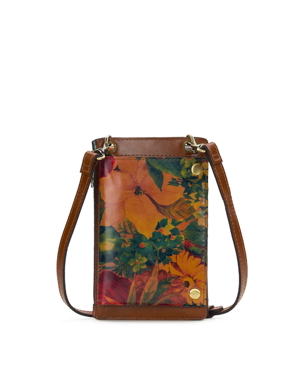 Patricia Nash Chiavella Phone Crossbody Multi Print Small
