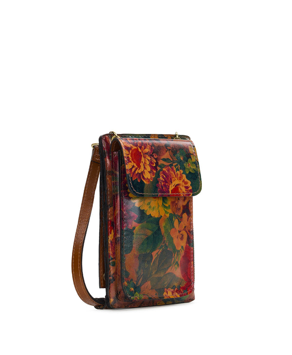 Patricia Nash Chiavella Phone Crossbody Multi Print Small