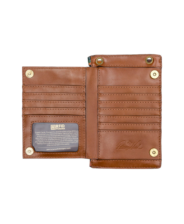 Patricia Nash Chiavella Phone Crossbody Multi Print Small