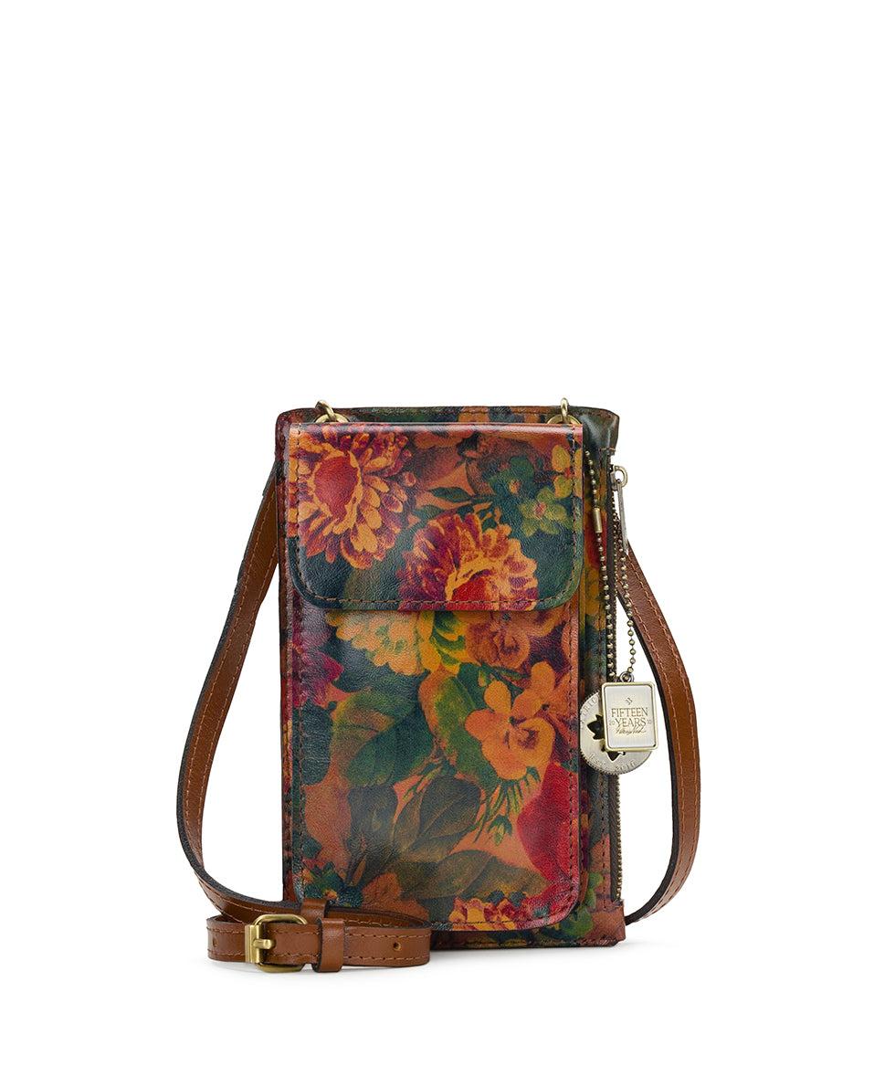 patricia nash Chiavella Phone Crossbody Multi Print Small