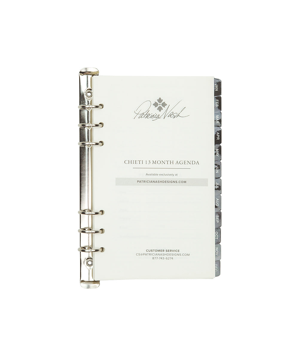 patricia nash Chieti 13 Month Agenda Refill January 2026 through January 2027