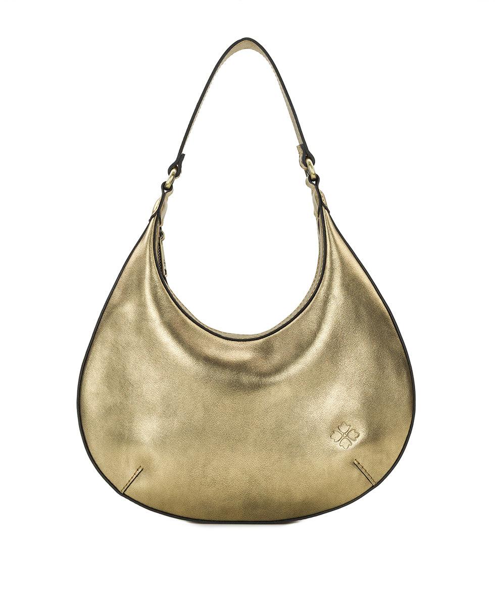 patricia nash Coco Crescent Hobo Vintage Distressed Metallic