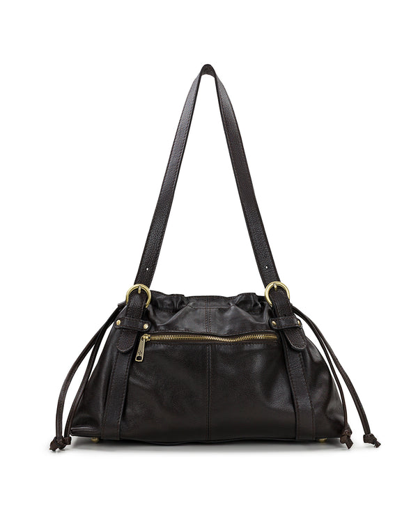 Patricia Nash Cona Satchel Rugged Natural Grain Leather