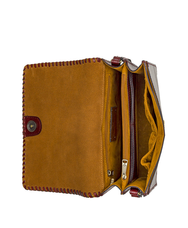 Patricia Nash Consilina Crossbody Cavo Border Tooled