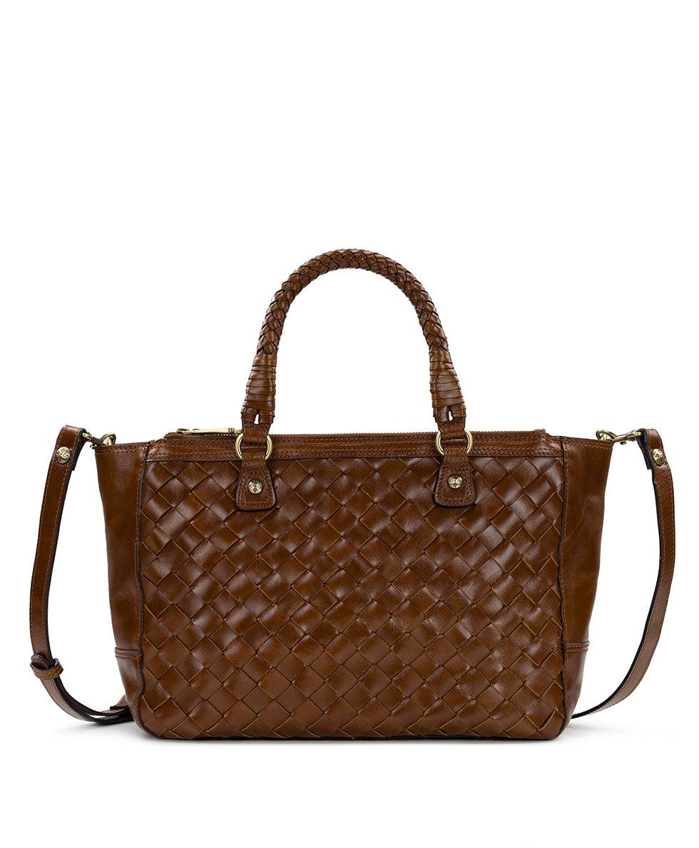 patricia nash Cortona Tote Discovery Collection — Vintage Distressed Woven Leather