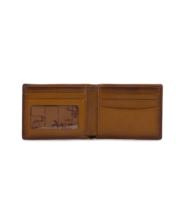 Patricia Nash Double Billfold ID Wallet Hand Stained Heritage