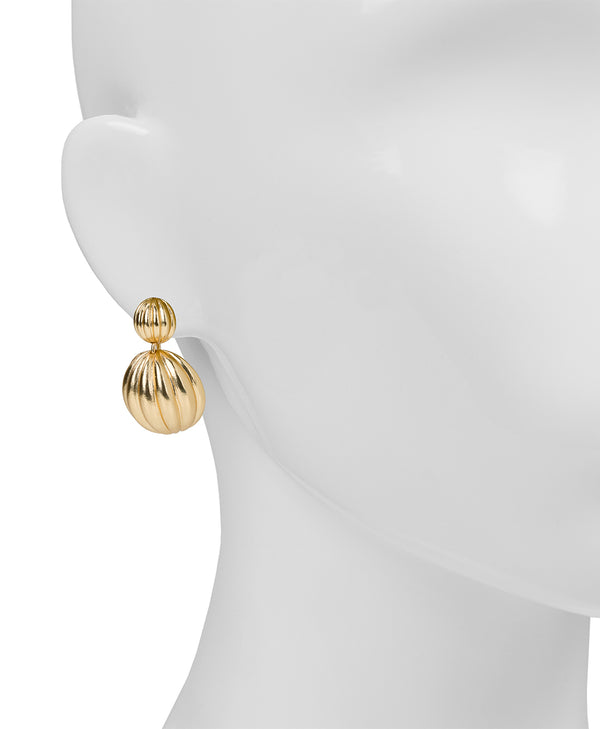 Patricia Nash Double Scalloped Earrings Scalloped Bead Collection