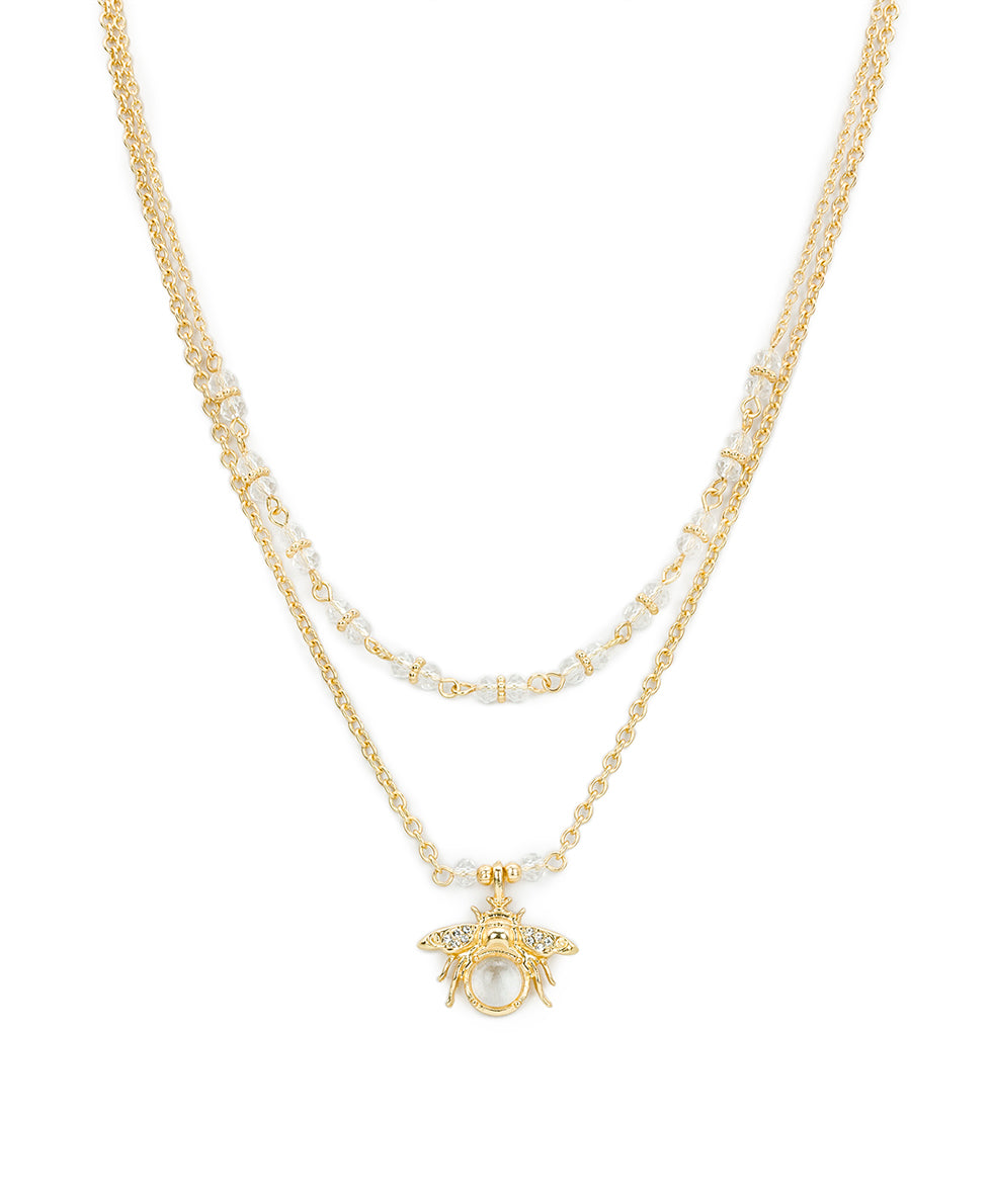 patricia nash Double Strand Short Necklace Summer Bees