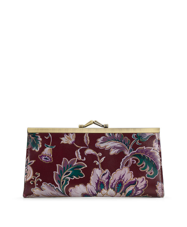 Patricia Nash Effie Frame Wallet European Floral Tapestry