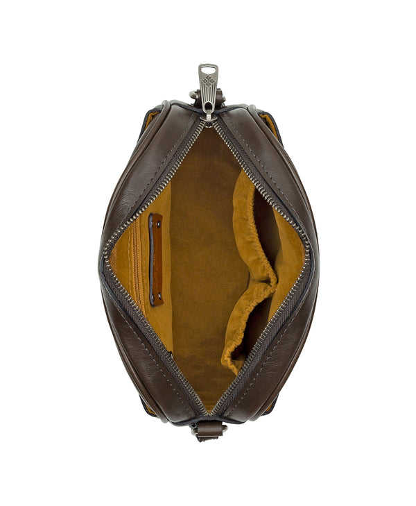Patricia Nash Elexis Crossbody Vintage Distressed Leather