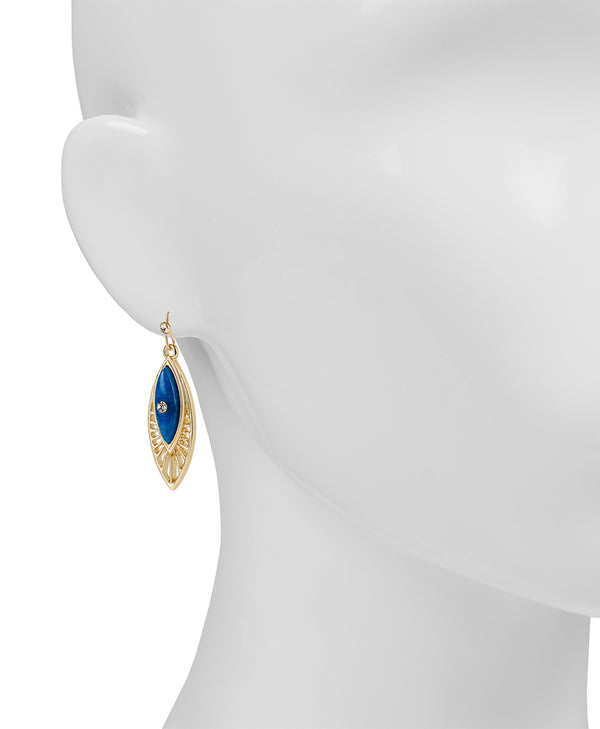 Patricia Nash Evil Eye Dangle Earrings Good Luck Charm