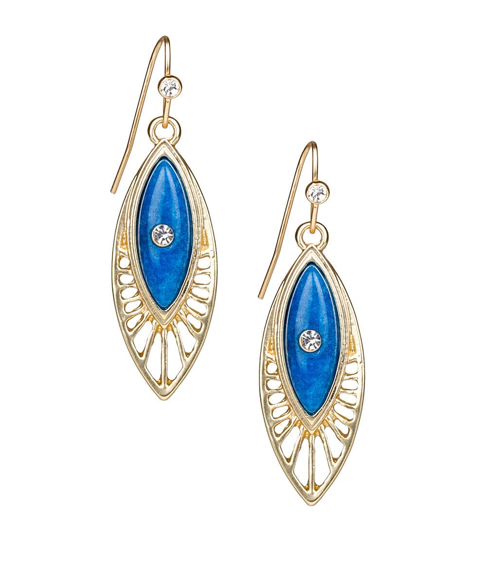 patricia nash Evil Eye Dangle Earrings Good Luck Charm