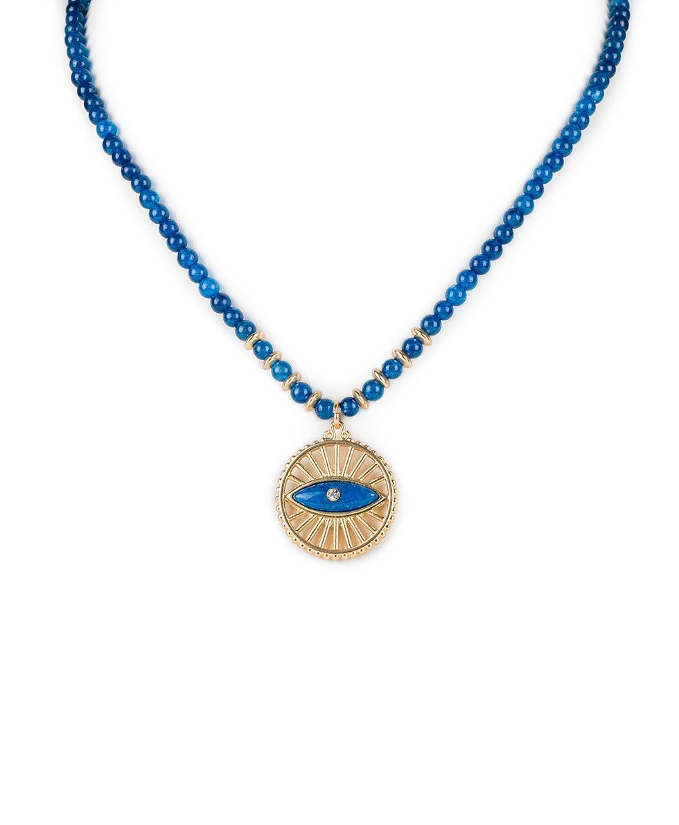 patricia nash Evil Eye on Beads Pendant Necklace Good Luck Charm