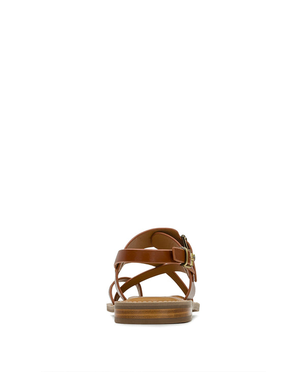 Patricia Nash Fidella Sandals Vegetable Tanned Leather — Tan