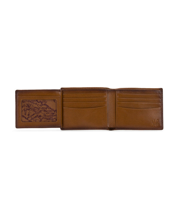 Patricia Nash Flip Passcase ID Wallet Hand Stained Heritage