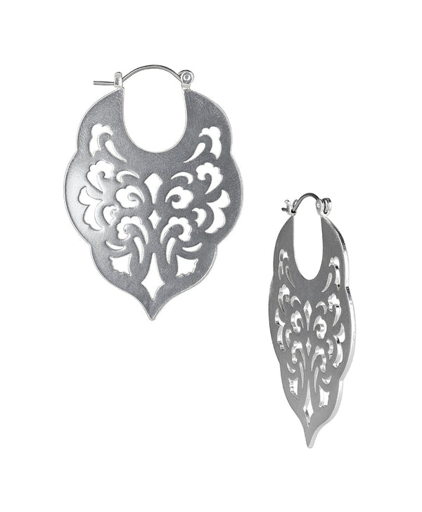 Patricia Nash Gypsy Hoop Earrings Renaissance Laser Cut