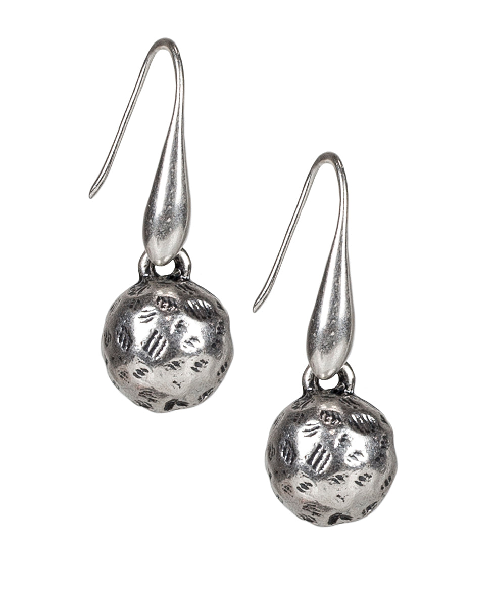 patricia nash Hammered Ball Drop Earrings Not So Basics