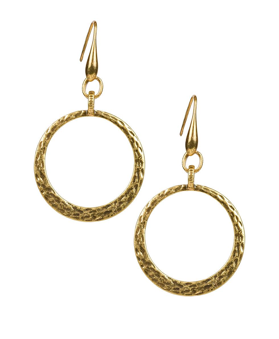 patricia nash Hammered Wire Hoop Earrings Basics Collection