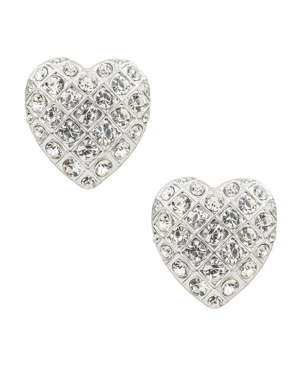 patricia nash Heart Button Post Earrings Holiday Charm Collection