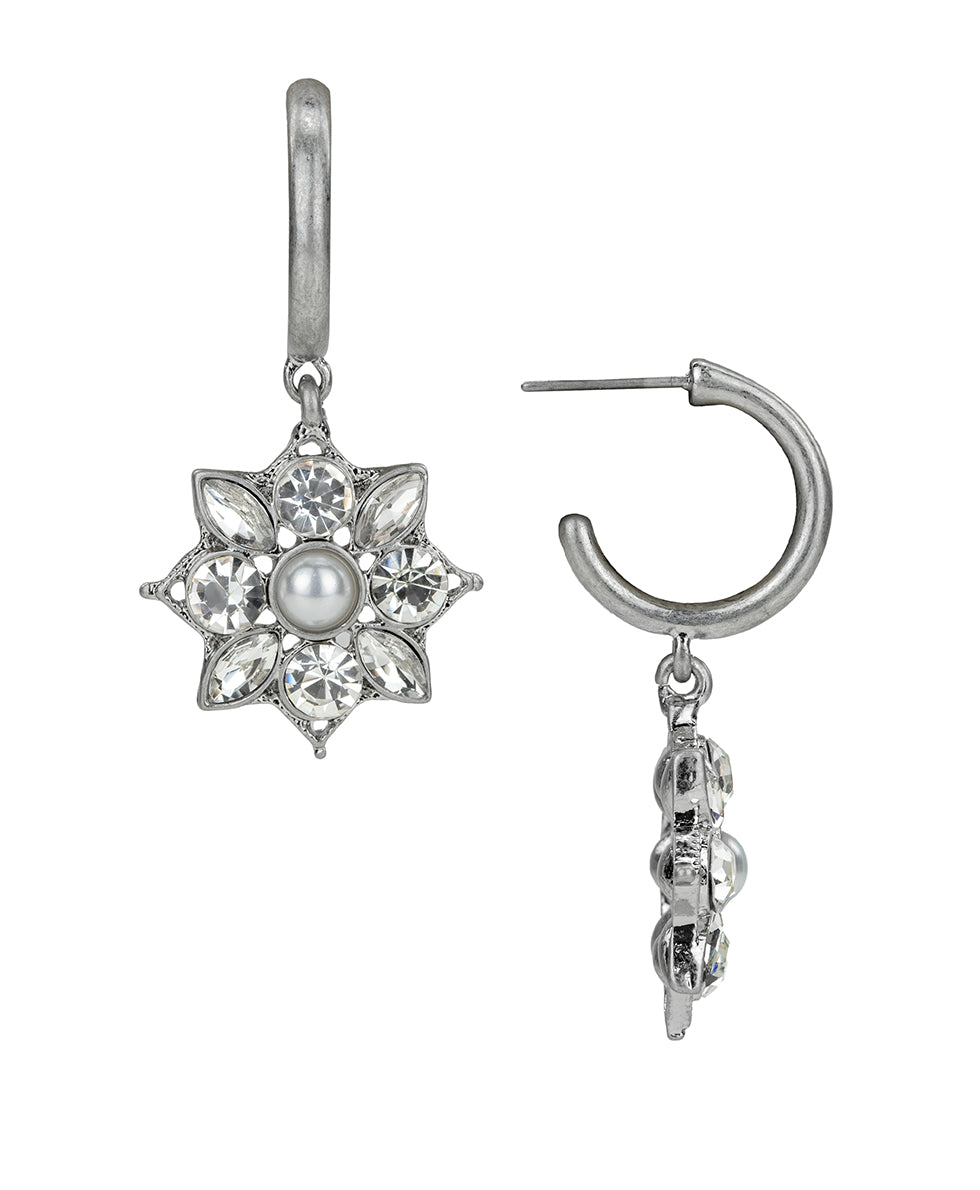 patricia nash Hoop Earrings with Drops Byzantine Collection