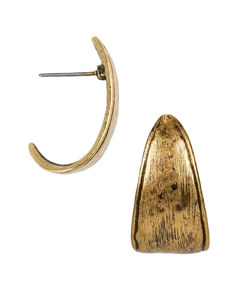 patricia nash J Hoop Hammered Earrings Basics Collection
