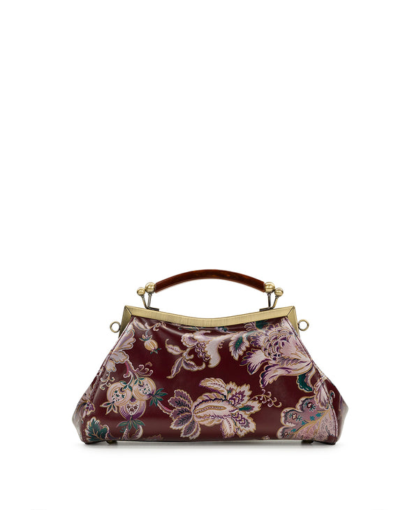 Patricia Nash Kelmscott Frame Crossbody European Floral Tapestry