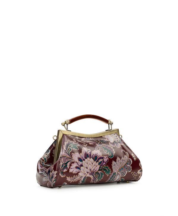 Patricia Nash Kelmscott Frame Crossbody European Floral Tapestry