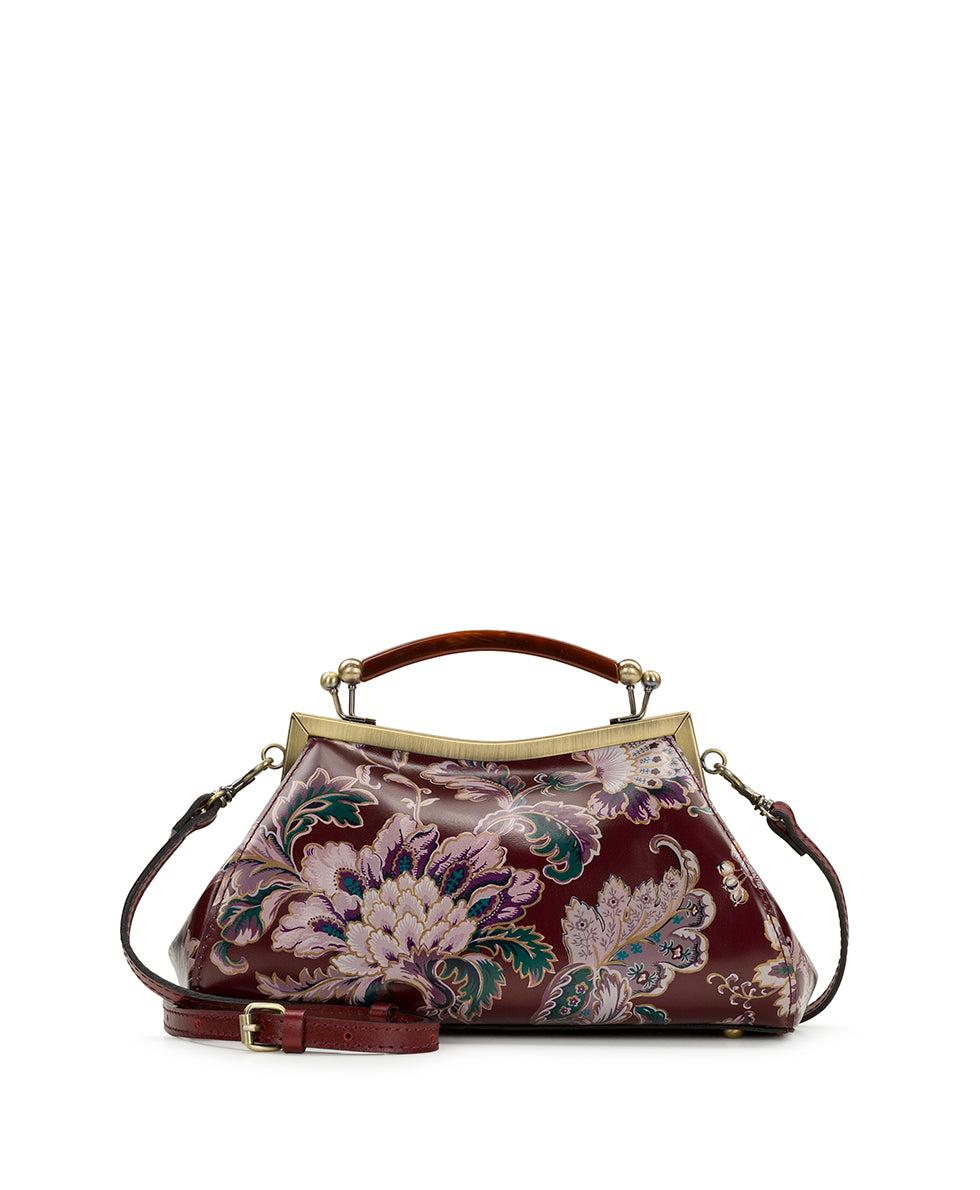 patricia nash Kelmscott Frame Crossbody European Floral Tapestry