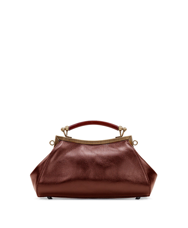 Patricia Nash Kelmscott Frame Vintage Vegetable Tanned Leather