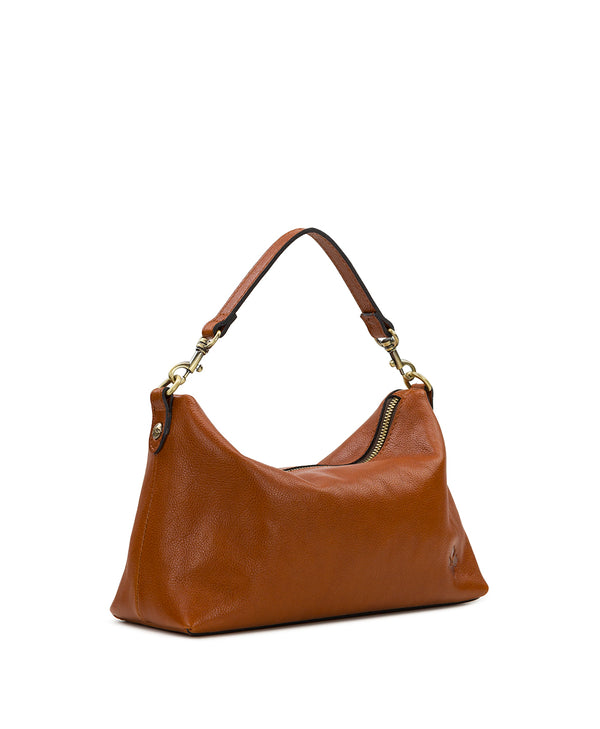 Patricia Nash Kolena Crossbody Rugged Natural Grain Leather