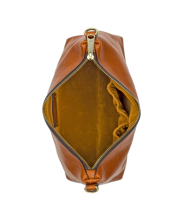 Patricia Nash Kolena Crossbody Rugged Natural Grain Leather