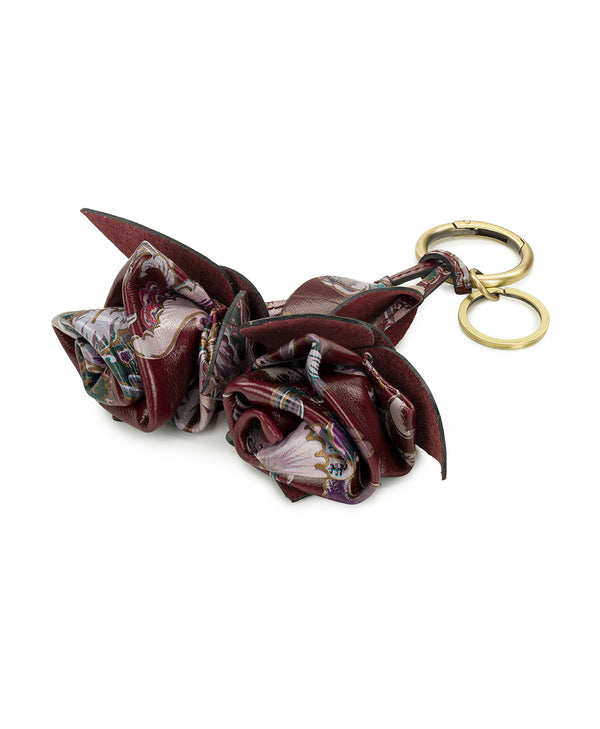 Patricia Nash Laced Rose Bag Charm European Floral Tapestry