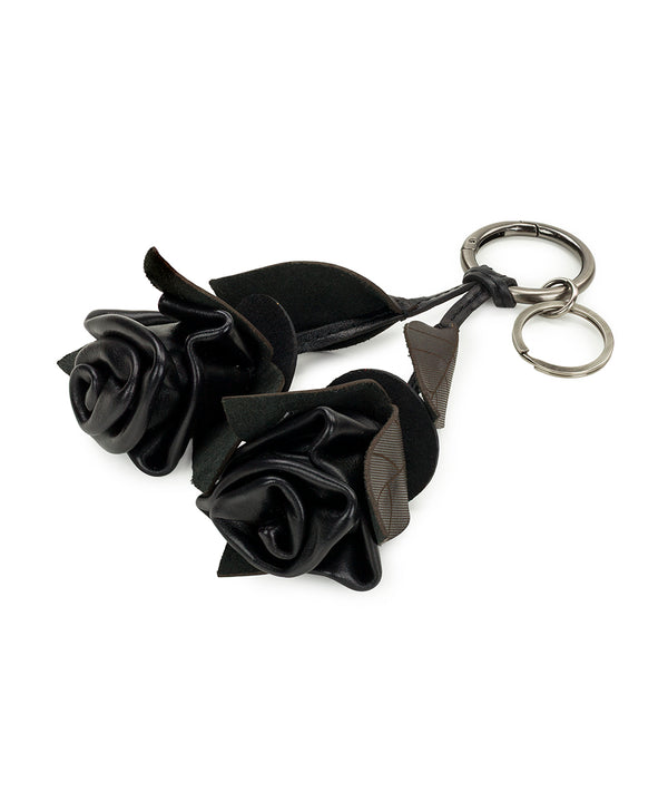 Patricia Nash Laced Rose Bag Charm Laser Lace Burnished