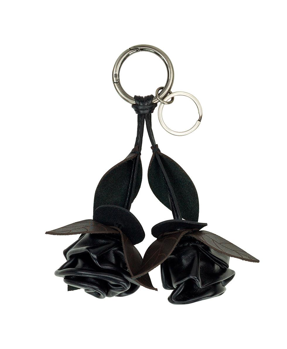 patricia nash Laced Rose Bag Charm Laser Lace Burnished