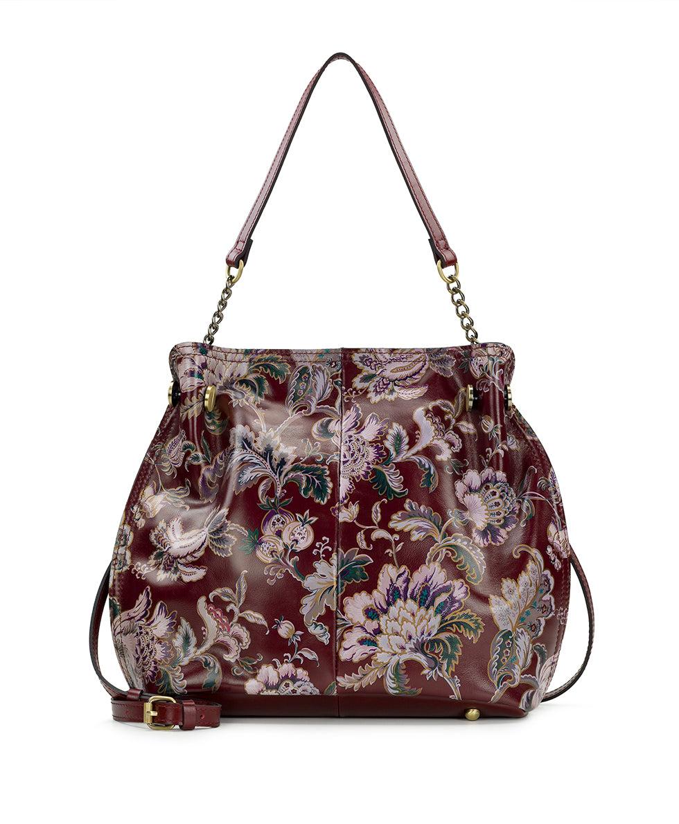patricia nash Lidney Slouchy Satchel European Floral Tapestry